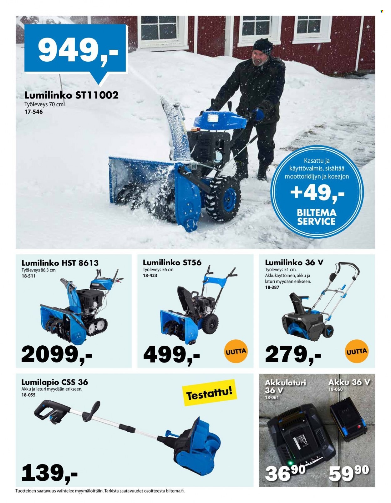 Biltema tarjoukset - 31.01.2022 - 13.02.2022. Sivu 3