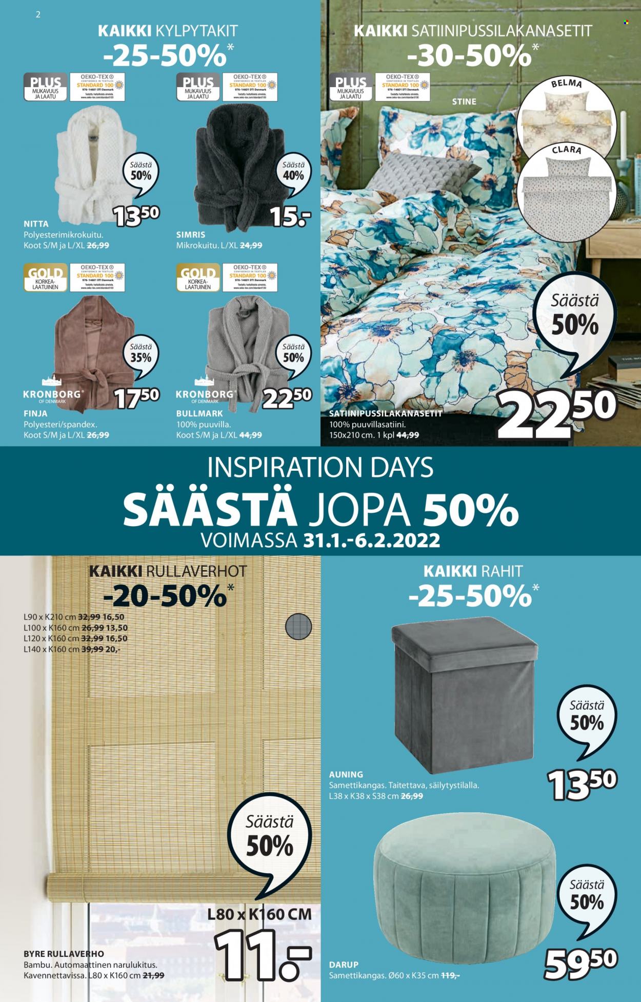 JYSK tarjoukset - 31.01.2022 - 06.02.2022. Sivu 3