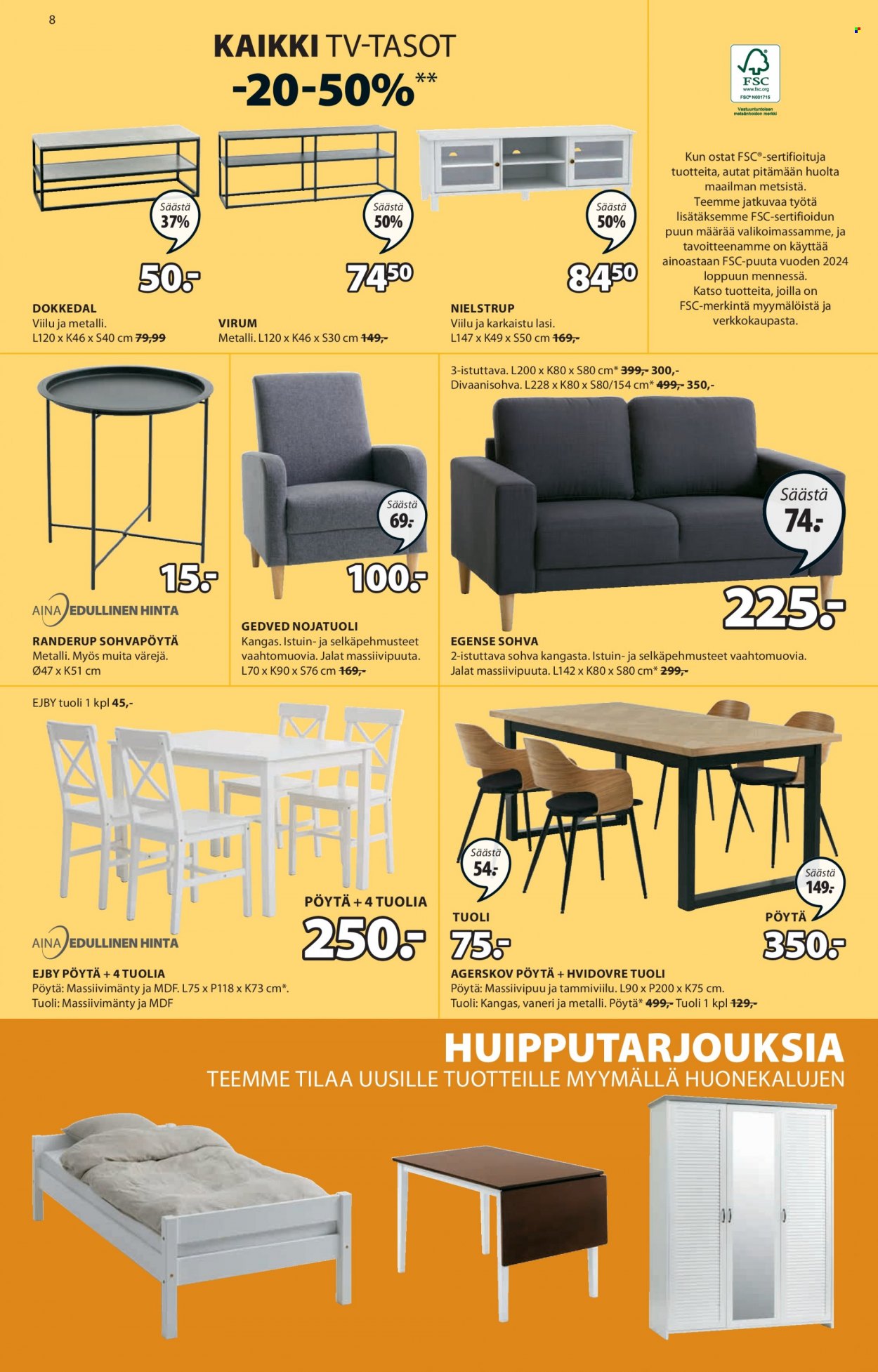 JYSK tarjoukset - 31.01.2022 - 06.02.2022. Sivu 9