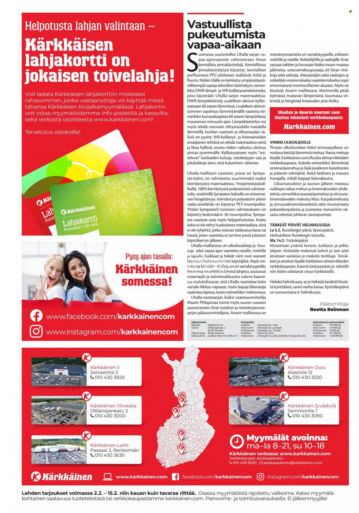 Kärkkäinen tarjoukset - 02.02.2022 - 15.02.2022. Sivu 2