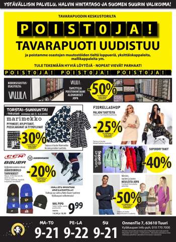 Tuuri tarjoukset  - 03.02.2022 - 09.02.2022.
