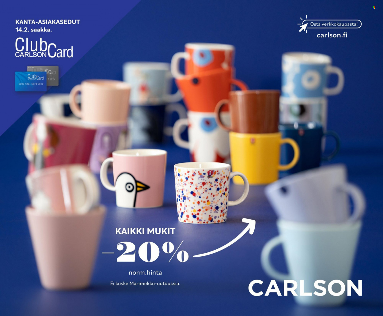 Carlson tarjoukset - 03.02.2022 - 14.02.2022. Sivu 1