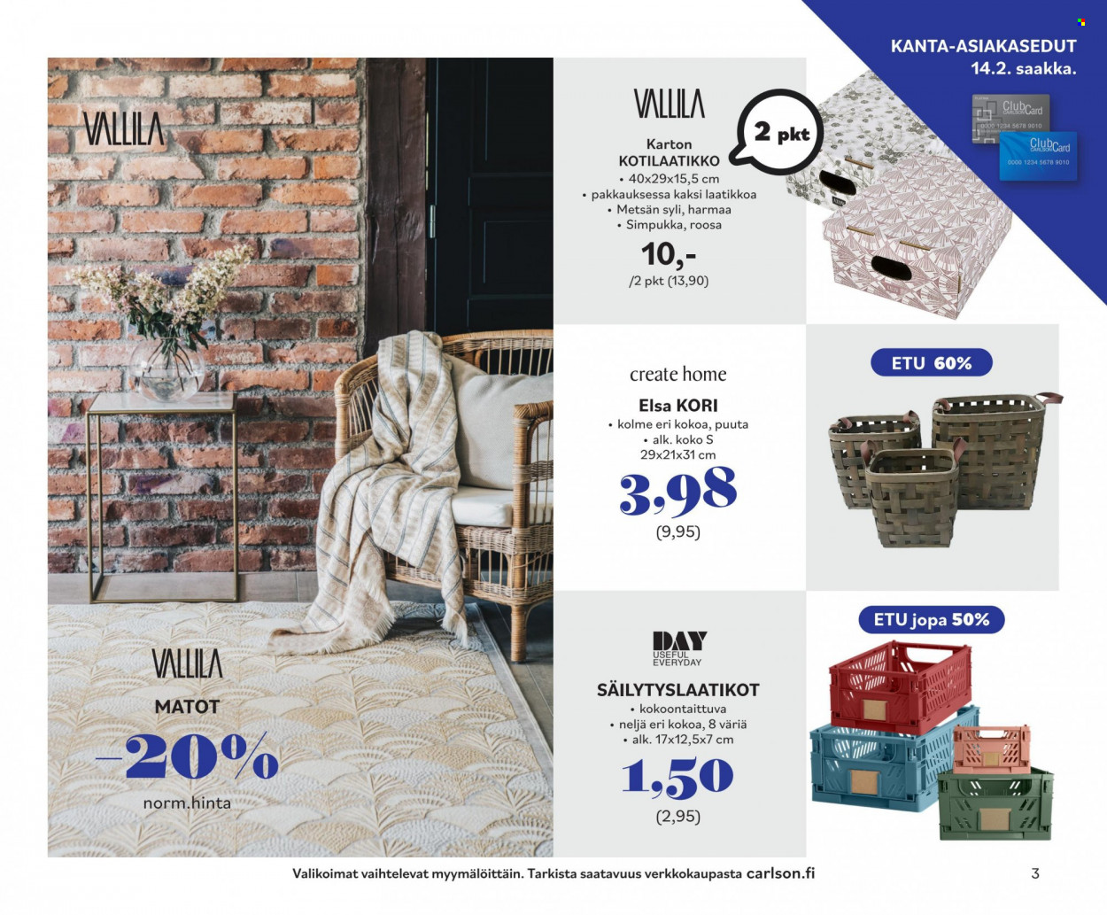 Carlson tarjoukset - 03.02.2022 - 14.02.2022. Sivu 3