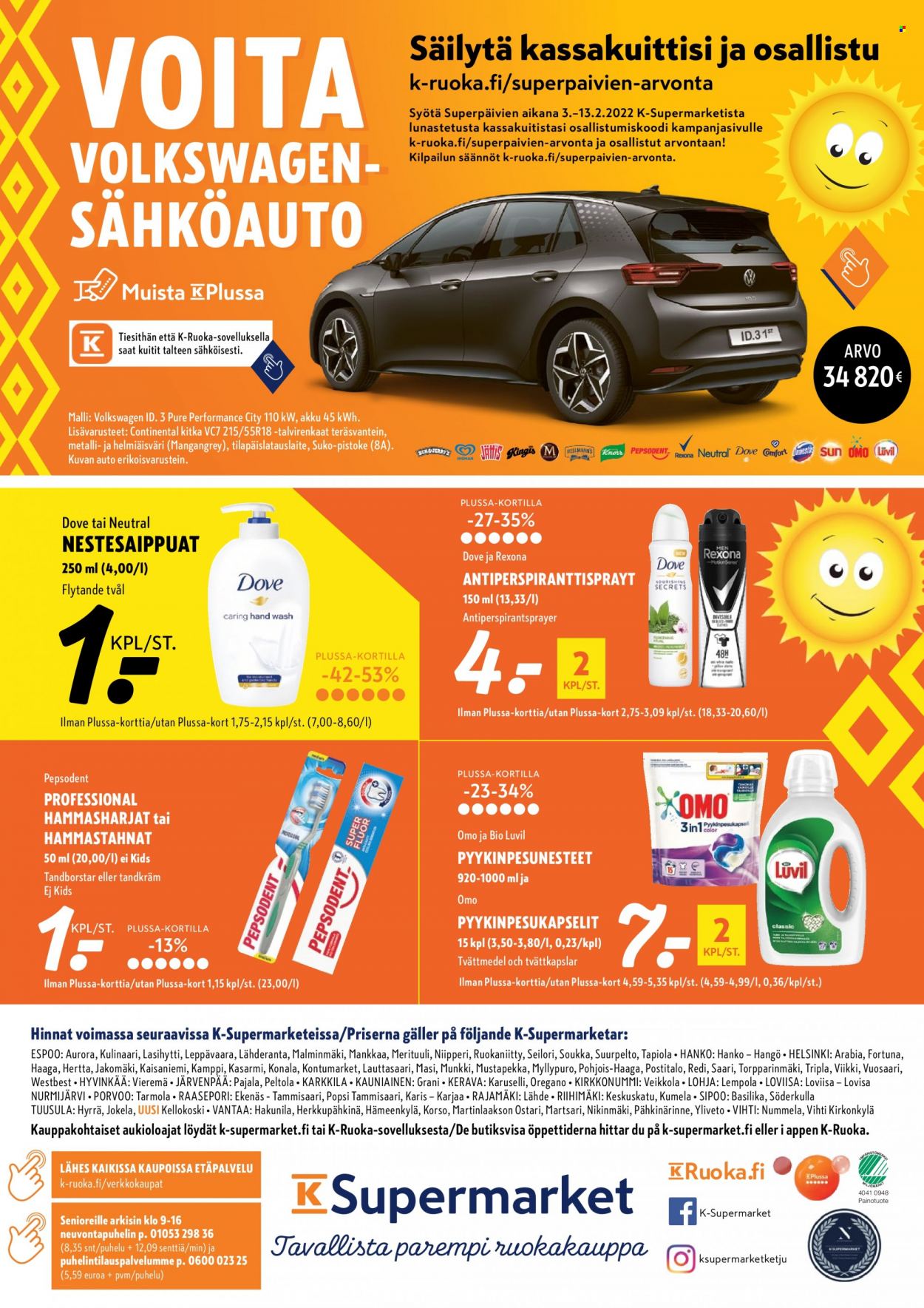 K-Supermarket tarjoukset - 03.02.2022 - 06.02.2022. Sivu 8