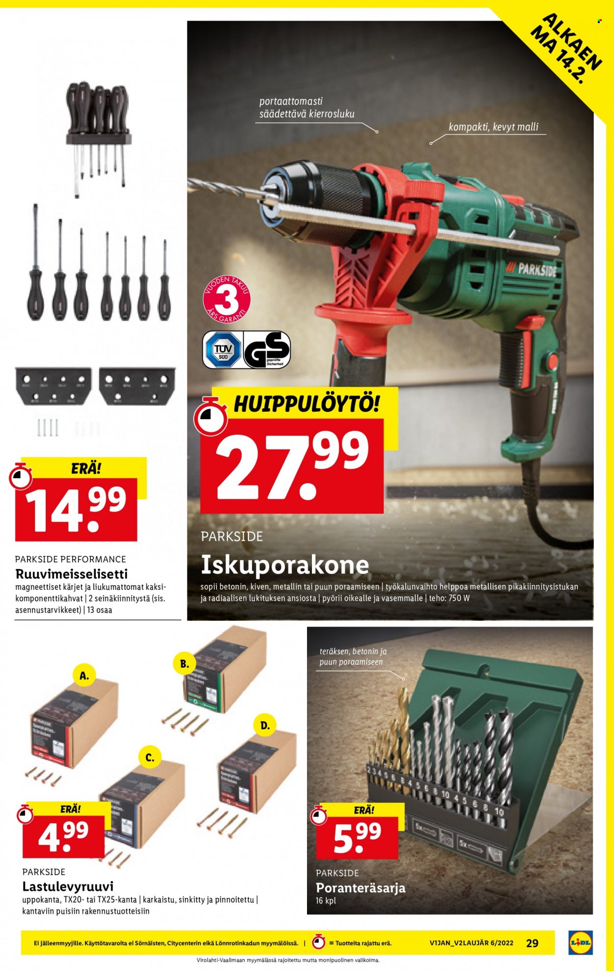 Lidl tarjoukset - 10.02.2022 - 16.02.2022. Sivu 29