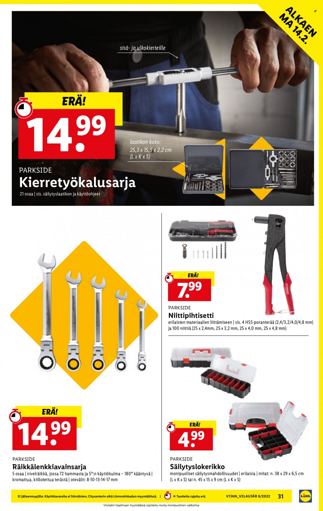 Lidl tarjoukset - 10.02.2022 - 16.02.2022. Sivu 31