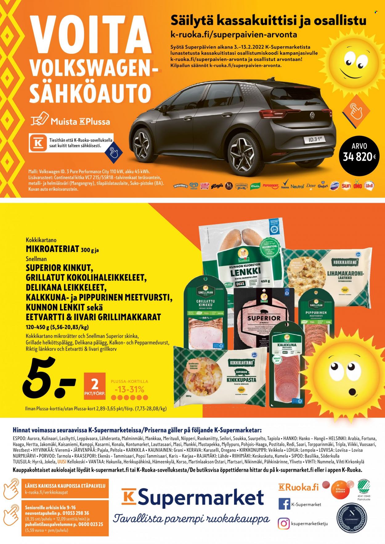 K-Supermarket tarjoukset - 07.02.2022 - 09.02.2022. Sivu 4