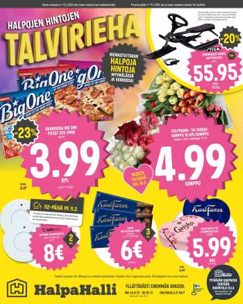 HALPAHALLI tarjoukset