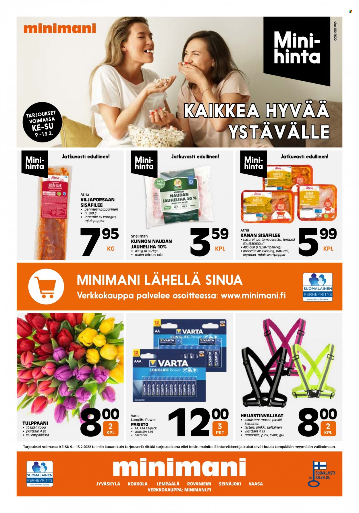 Minimani tarjoukset - 09.02.2022 - 13.02.2022. Sivu 1
