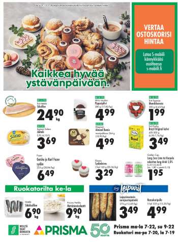 Prisma tarjoukset  - 09.02.2022 - 13.02.2022.