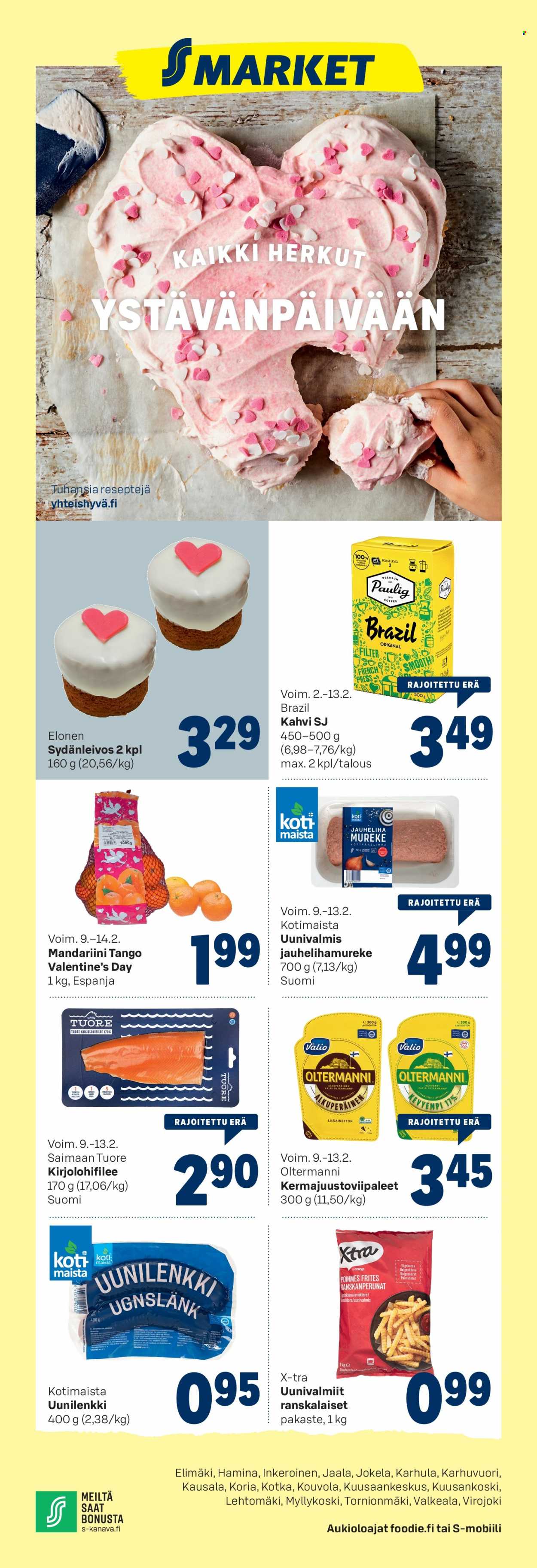 S-market tarjoukset - 09.02.2022 - 13.02.2022. Sivu 1