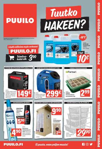 Puuilo tarjoukset  - 14.02.2022 - 27.02.2022.