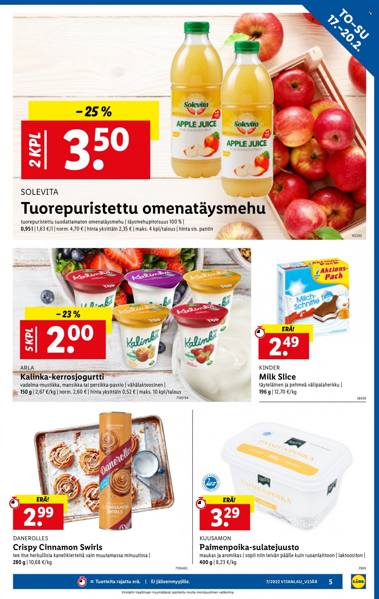 Lidl tarjoukset - 17.02.2022 - 23.02.2022. Sivu 5