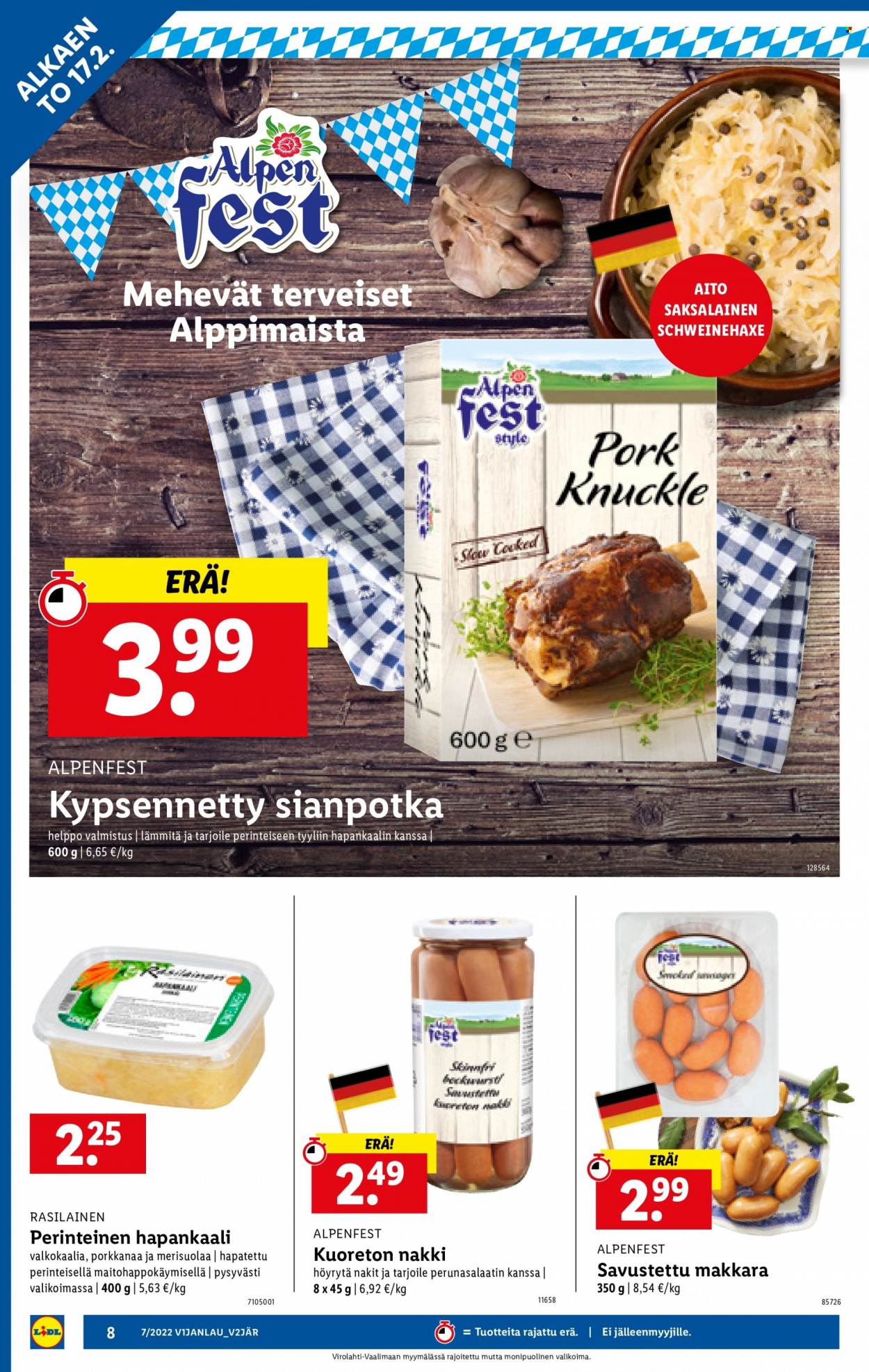 Lidl tarjoukset - 17.02.2022 - 23.02.2022. Sivu 8
