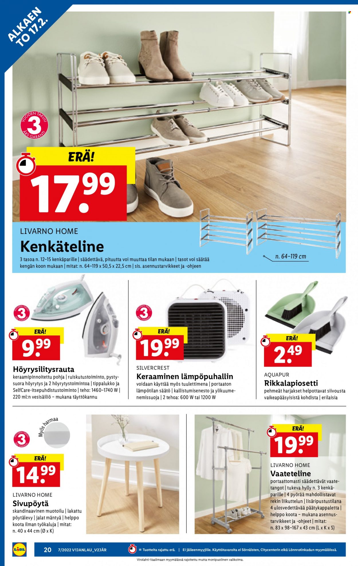 Lidl tarjoukset - 17.02.2022 - 23.02.2022. Sivu 20