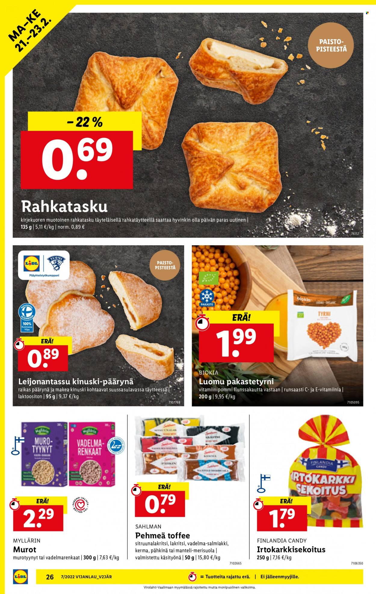 Lidl tarjoukset - 17.02.2022 - 23.02.2022. Sivu 26