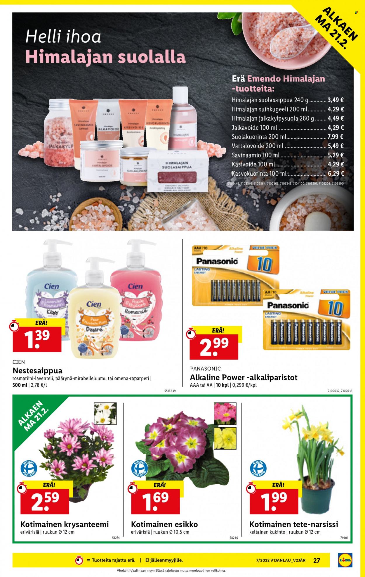 Lidl tarjoukset - 17.02.2022 - 23.02.2022. Sivu 27