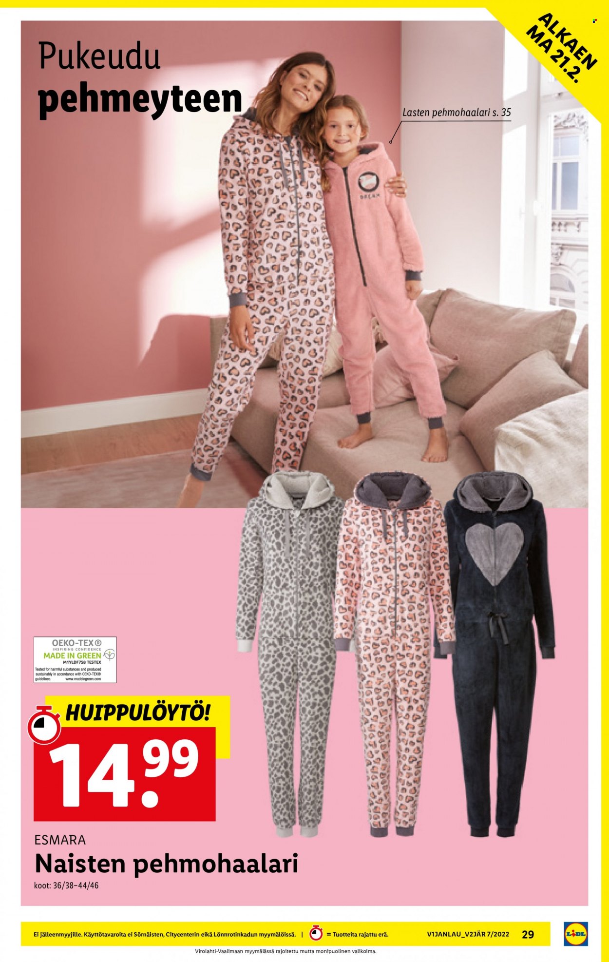 Lidl tarjoukset - 17.02.2022 - 23.02.2022. Sivu 29