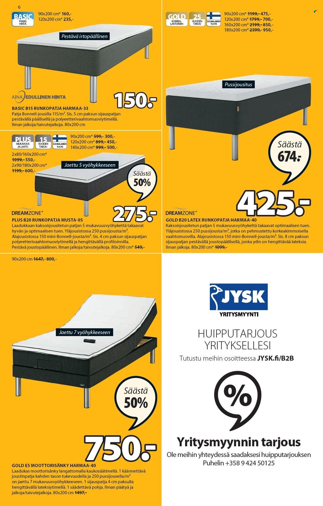 JYSK tarjoukset - 14.02.2022 - 27.02.2022. Sivu 6