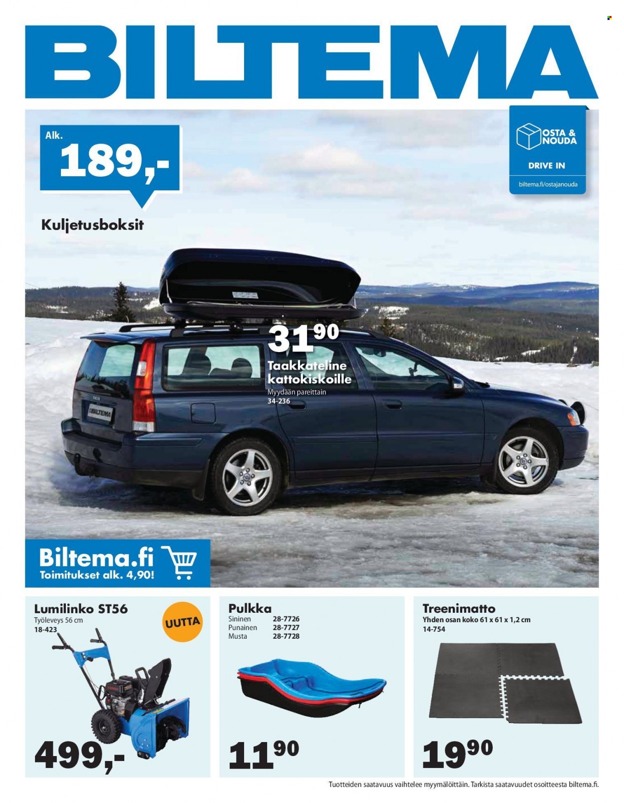 Biltema tarjoukset - 14.02.2022 - 27.02.2022. Sivu 1