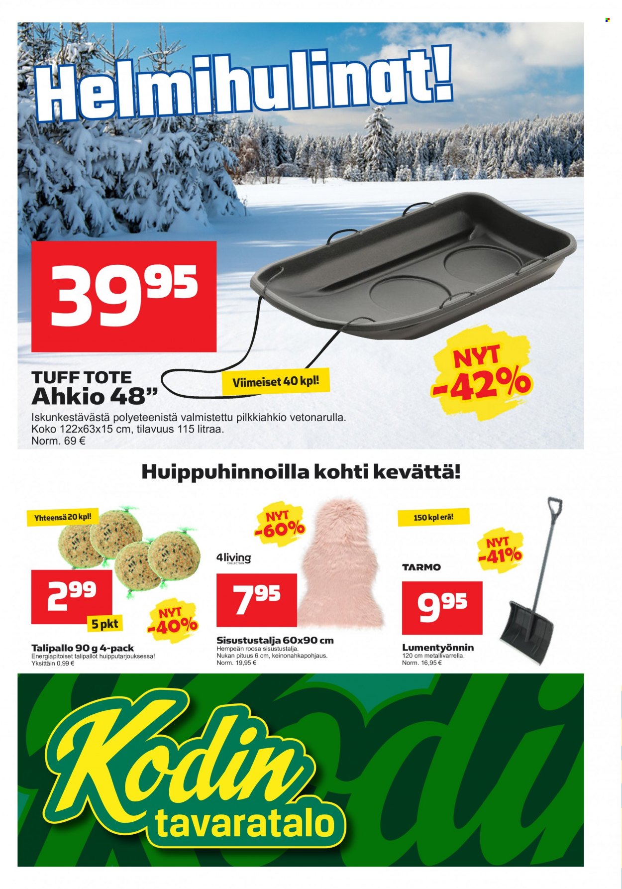 Kodintavaratalo tarjoukset - 14.02.2022 - 23.02.2022. Sivu 1
