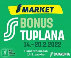 S-market tarjoukset - 14.02.2022 - 20.02.2022. Sivu 1