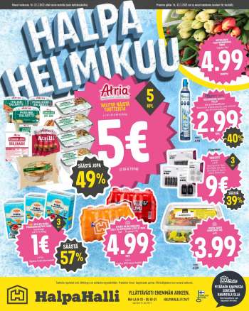 HalpaHalli tarjoukset  - 16.02.2022 - 22.02.2022.