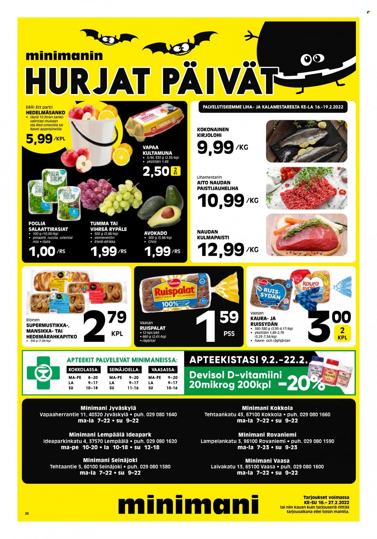 Minimani tarjoukset - 16.02.2022 - 27.02.2022. Sivu 24
