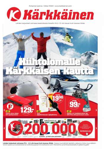 Kärkkäinen tarjoukset  - 16.02.2022 - 01.03.2022.