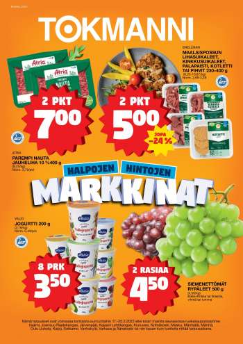 Tokmanni tarjoukset  - 17.02.2022 - 20.02.2022.
