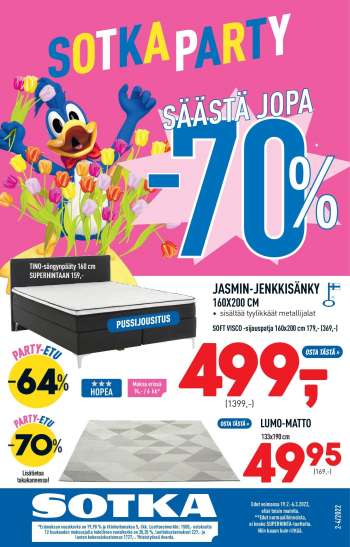 Sotka tarjoukset  - 19.02.2022 - 06.03.2022.
