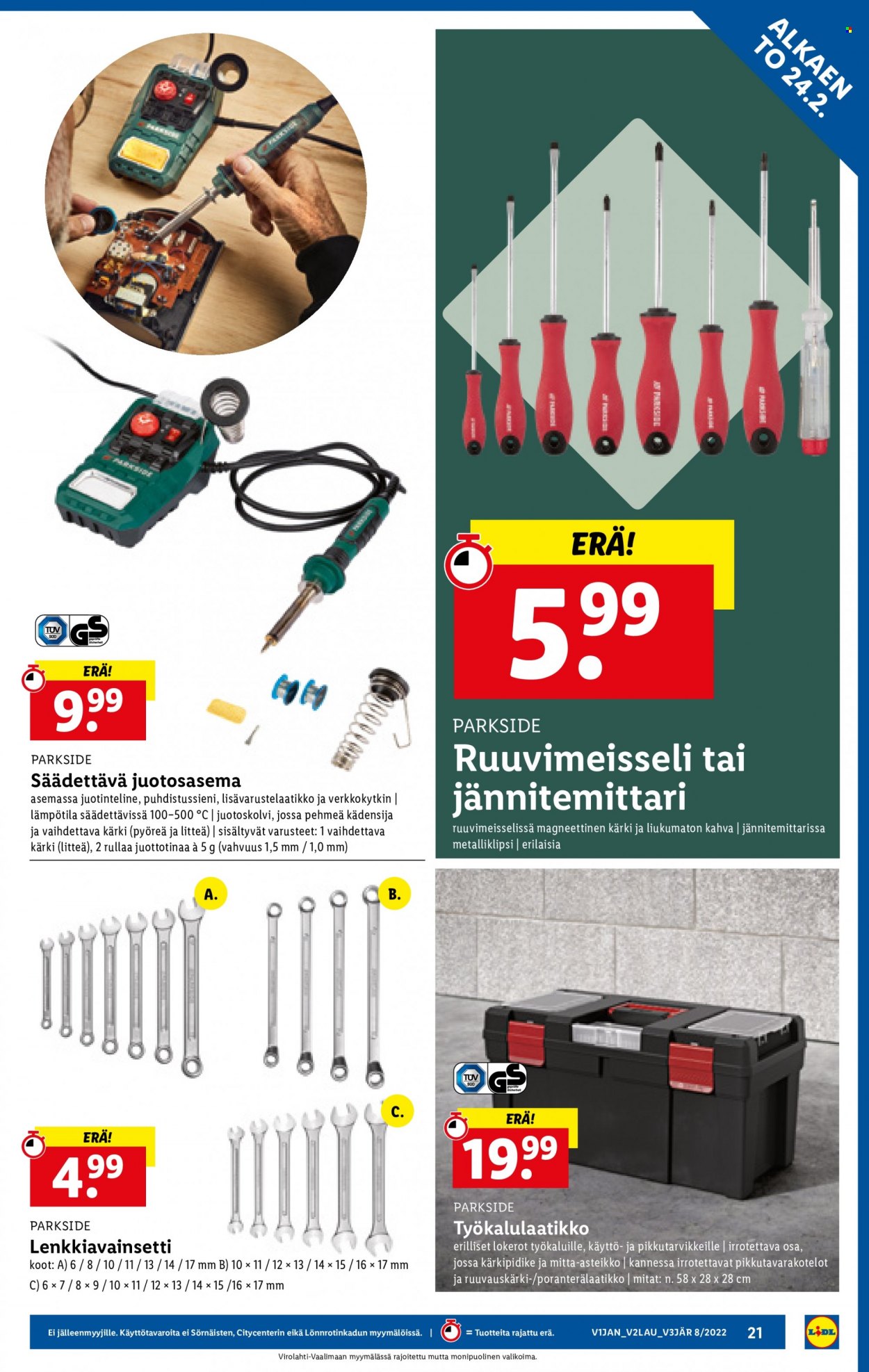 Lidl tarjoukset - 24.02.2022 - 02.03.2022. Sivu 21