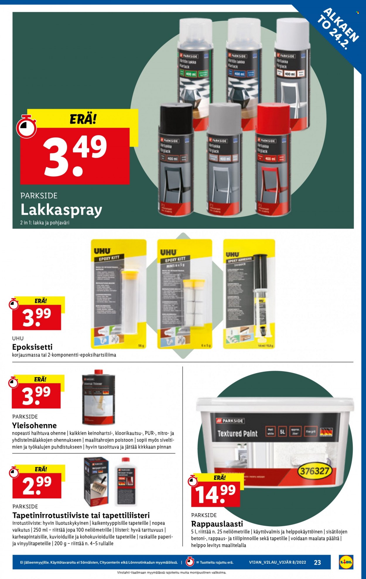 Lidl tarjoukset - 24.02.2022 - 02.03.2022. Sivu 23
