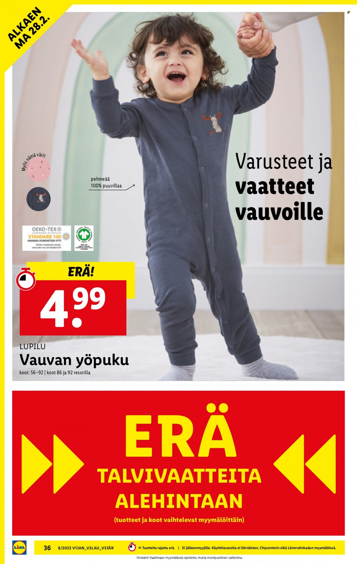 Lidl tarjoukset - 24.02.2022 - 02.03.2022. Sivu 36