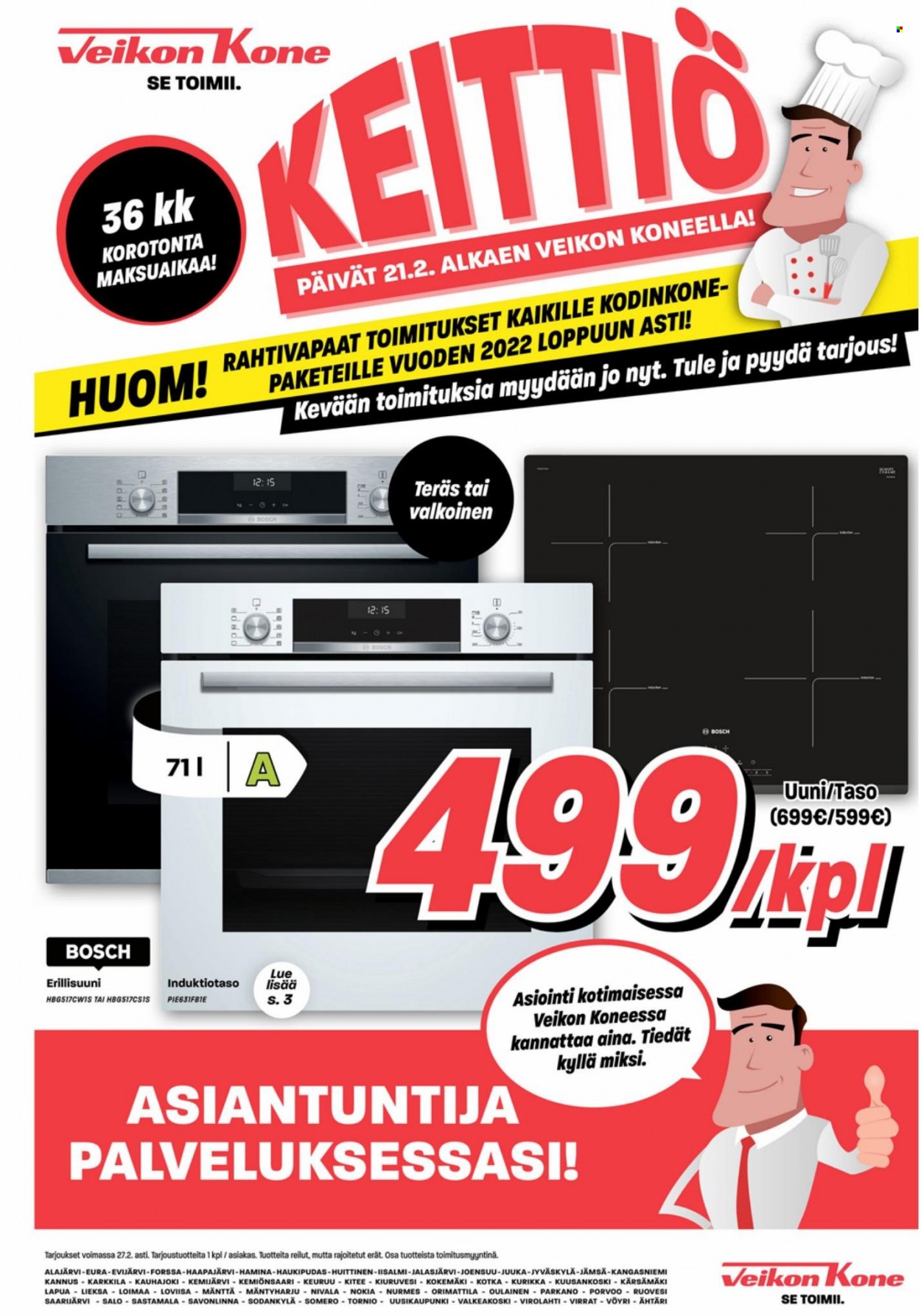Veikon Kone tarjoukset - 21.02.2022 - 06.03.2022. Sivu 1