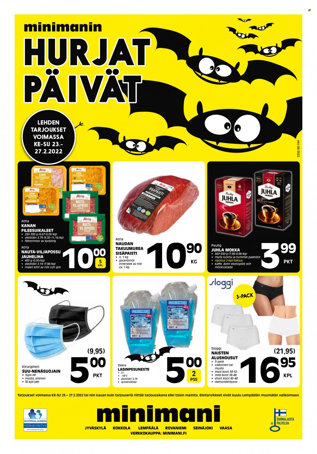 Minimani tarjoukset - 23.02.2022 - 27.02.2022. Sivu 1