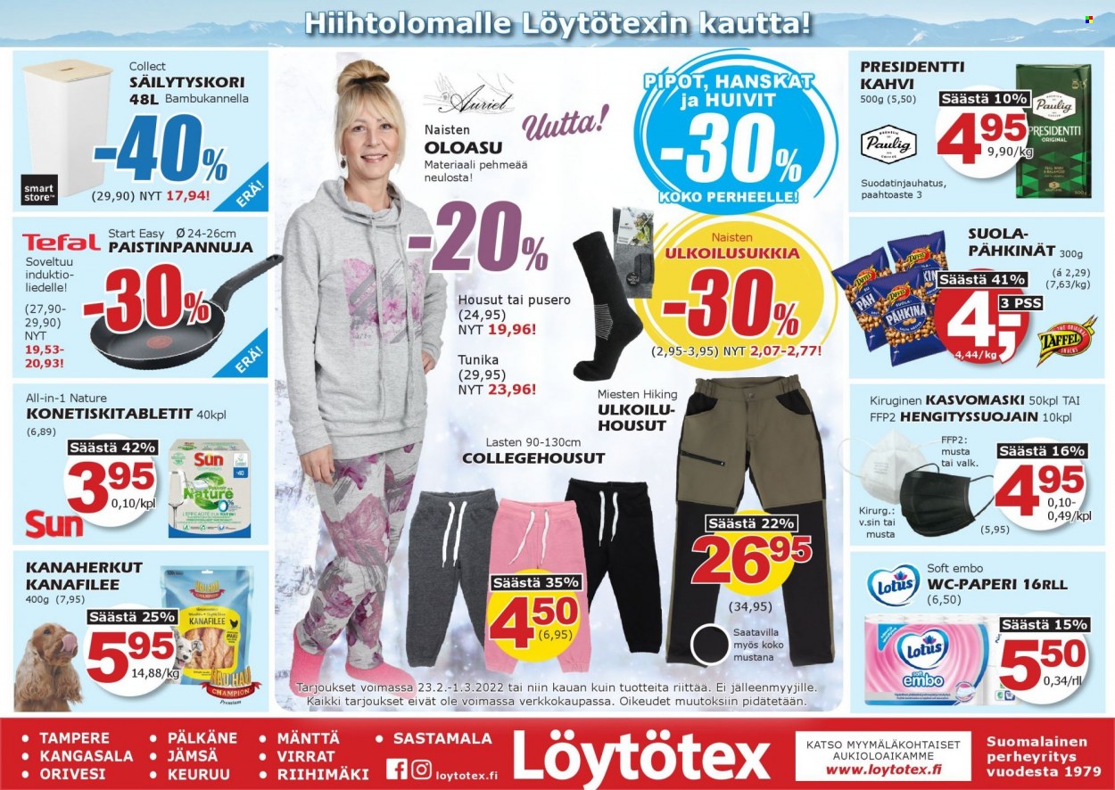 Löytötex tarjoukset - 23.02.2022 - 01.03.2022. Sivu 1