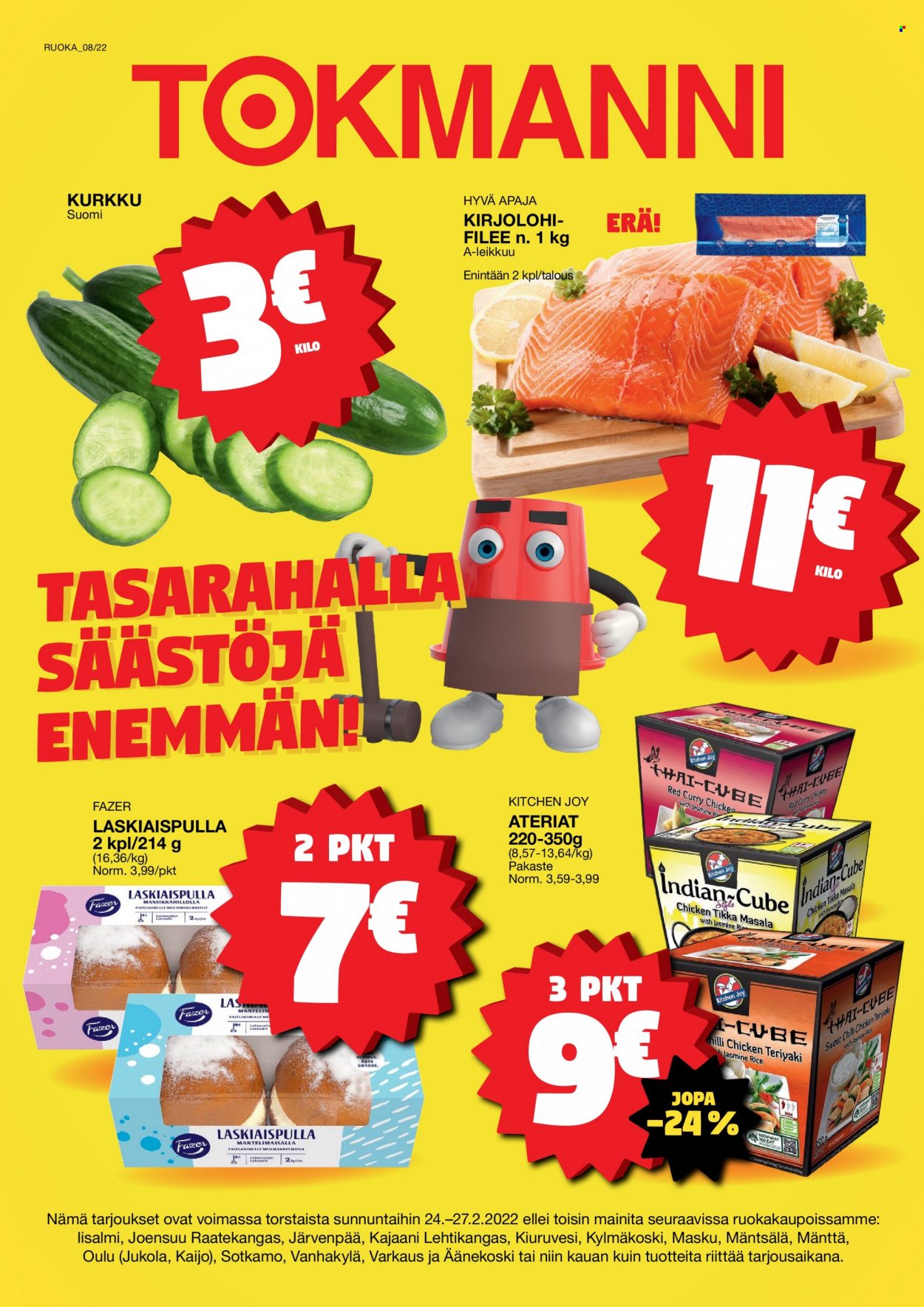 Tokmanni tarjoukset - 24.02.2022 - 27.02.2022. Sivu 1
