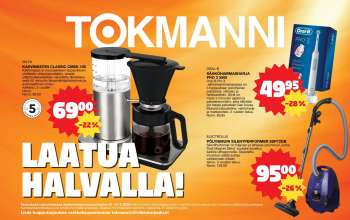Tokmanni tarjoukset  - 21.02.2022 - 27.02.2022.