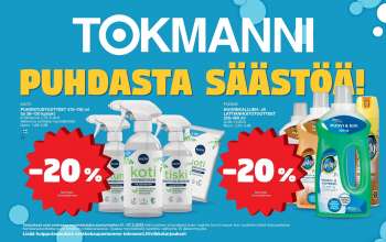 Tokmanni tarjoukset  - 21.02.2022 - 27.02.2022.