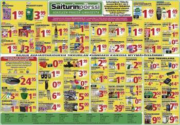 Saiturinpörssi tarjoukset  - 28.02.2022 - 05.03.2022.