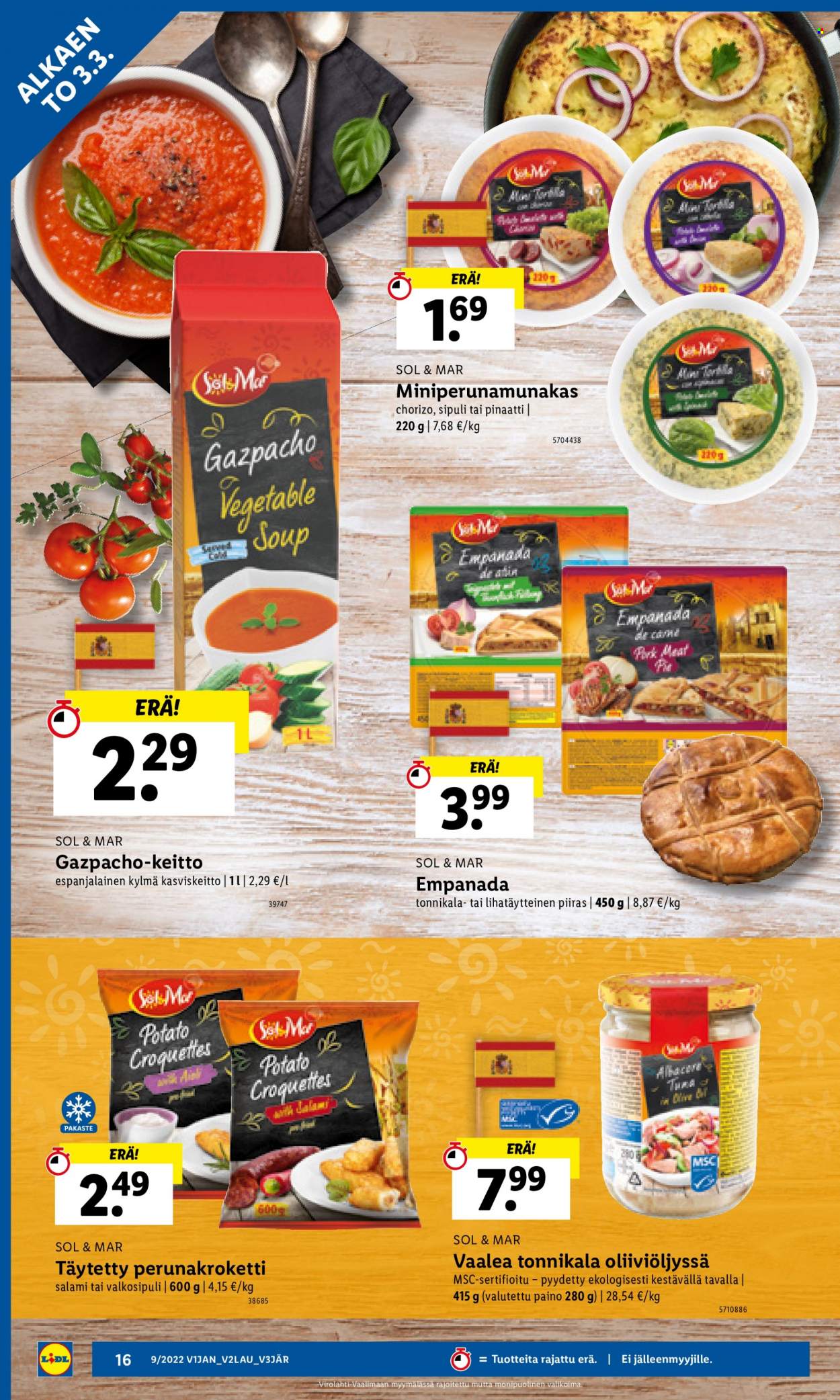 Lidl tarjoukset - 03.03.2022 - 09.03.2022. Sivu 16