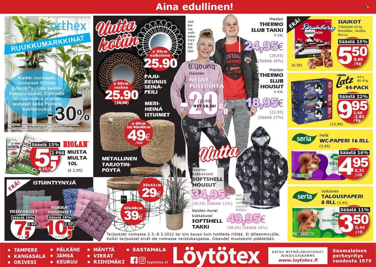 Löytötex tarjoukset - 02.03.2022 - 08.03.2022. Sivu 1