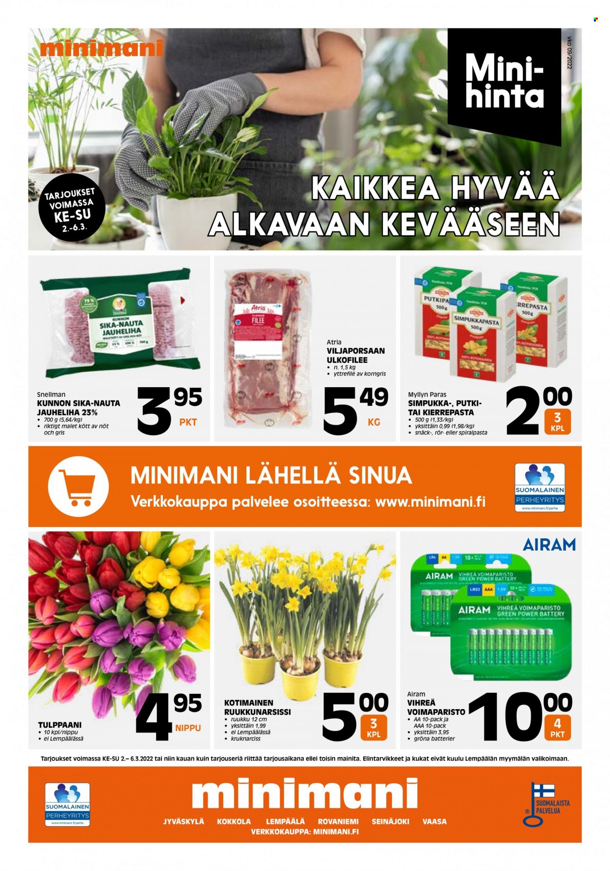 Minimani tarjoukset - 02.03.2022 - 06.03.2022. Sivu 1