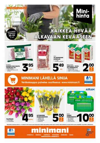 Minimani tarjoukset  - 02.03.2022 - 06.03.2022.