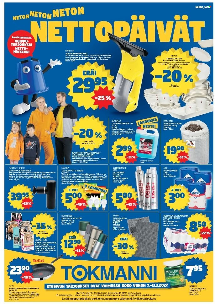 Tokmanni tarjoukset - 07.03.2022 - 13.03.2022. Sivu 1
