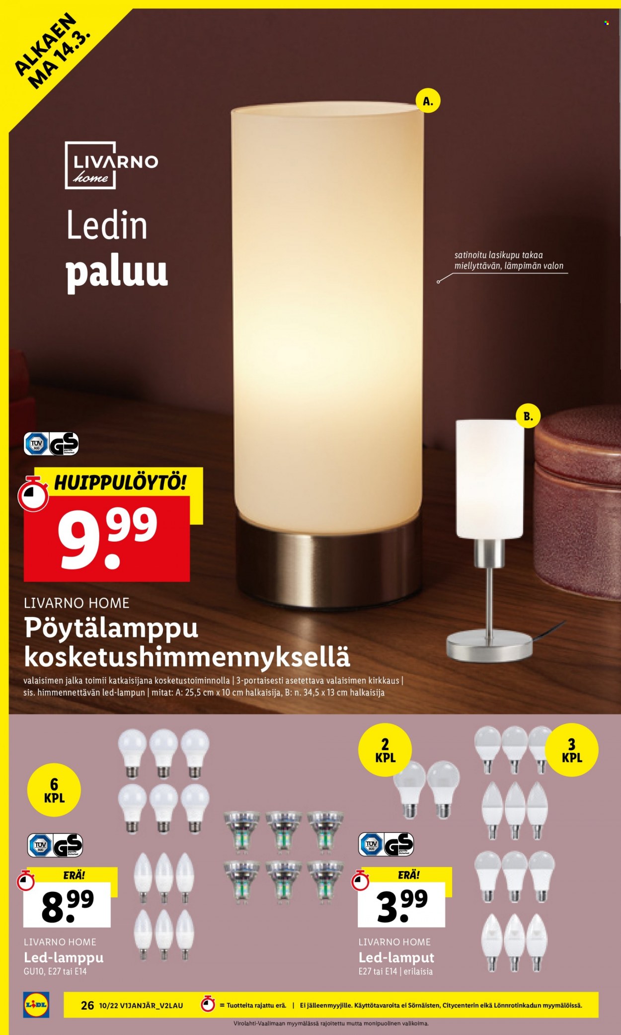 Lidl tarjoukset - 10.03.2022 - 16.03.2022. Sivu 26