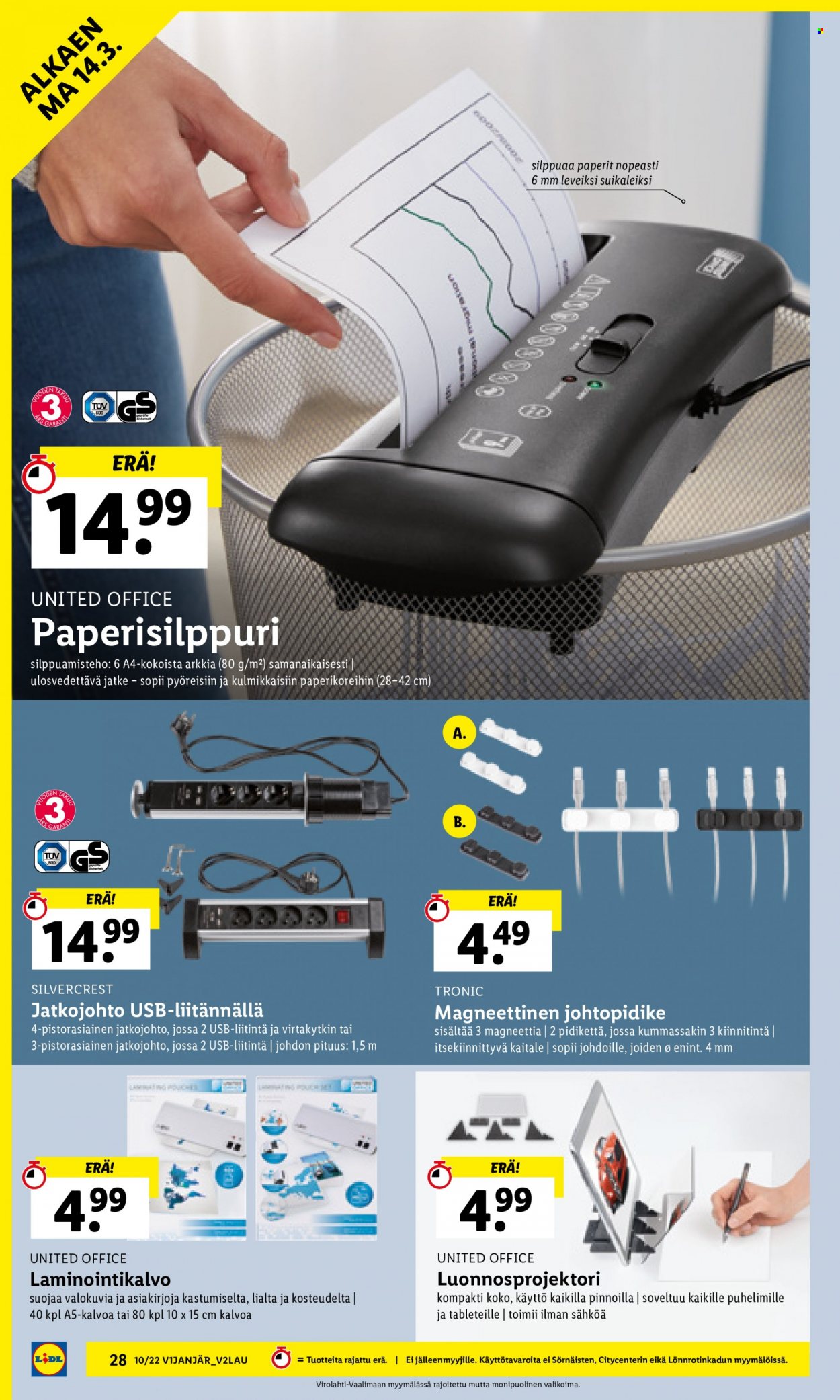 Lidl tarjoukset - 10.03.2022 - 16.03.2022. Sivu 28