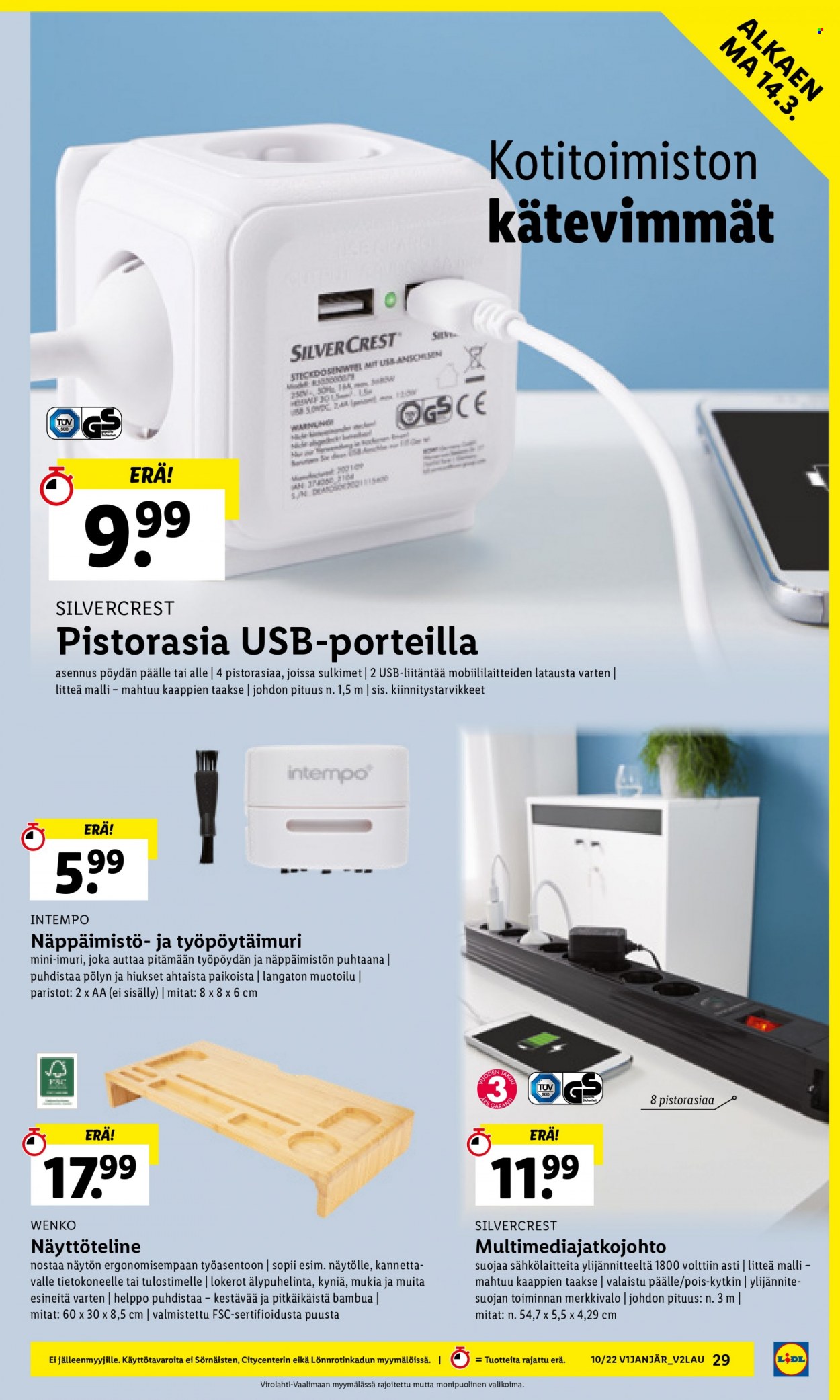 Lidl tarjoukset - 10.03.2022 - 16.03.2022. Sivu 29