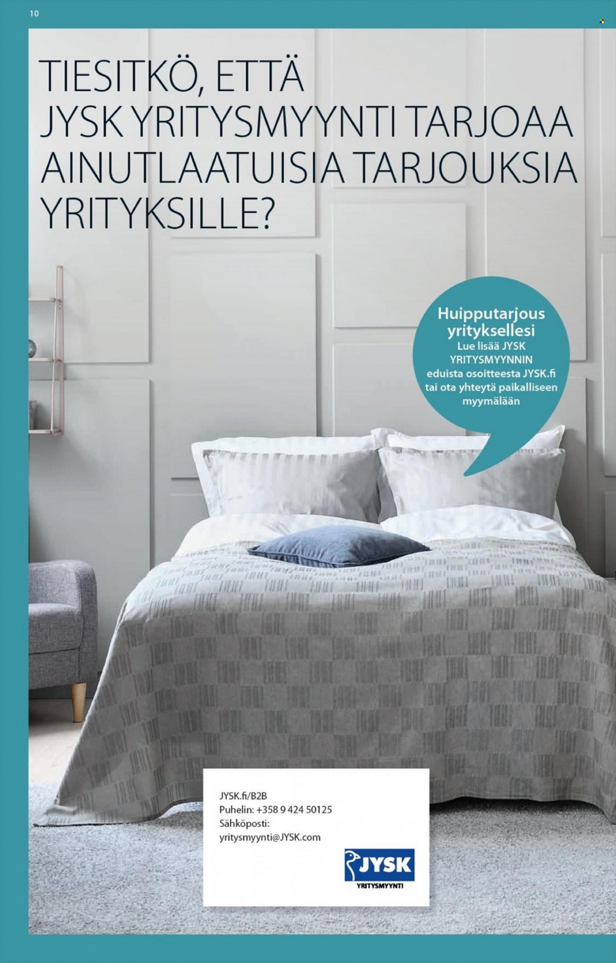 JYSK tarjoukset - 07.03.2022 - 20.03.2022. Sivu 10